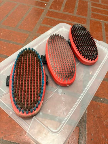 SWIX Oval Brush Set - Copper, Nylon, Horsehair - Used