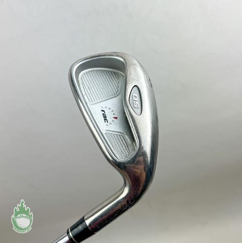 Used Right Handed TaylorMade RAC OS 6 Iron 90g Stiff Flex Steel Golf Club