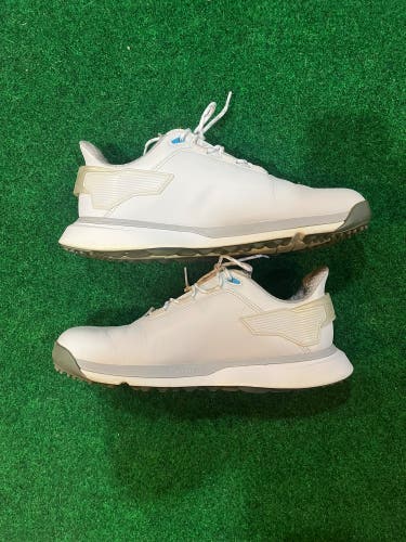 Men's Size M 10.0 Footjoy Pro SLX Spikeless White Golf Shoes