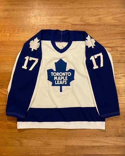 Vintage Toronto Maple Leafs Wendell Clark Hockey Jersey