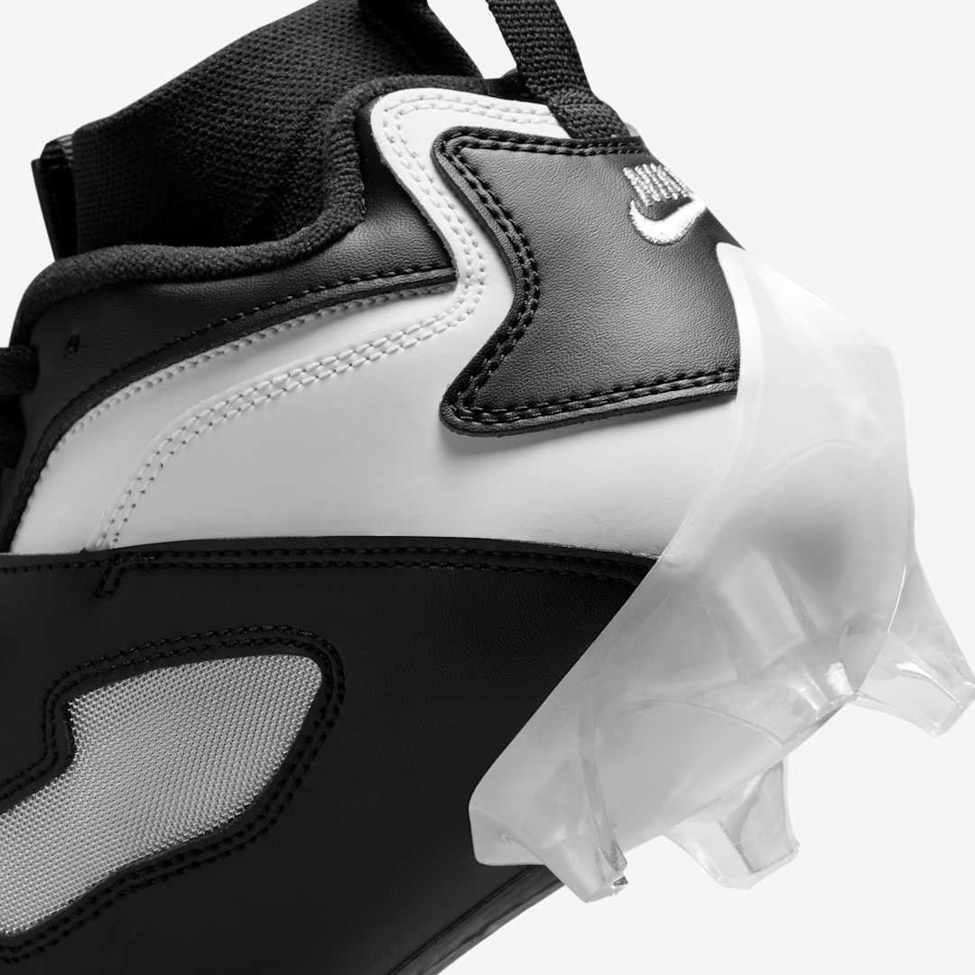 Nike Diamond Turf 93 TD White & Black Prime Football Cleats Size 10 HF5298-101 Nike Diamond Turf 93 TD Football Cleats White Black HF5298  main image 3