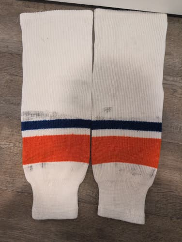NYI White Senior Large Socks (Used)