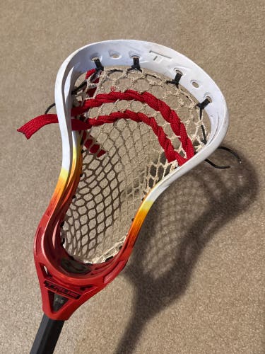 Fire Themed True Lacrosse Head
