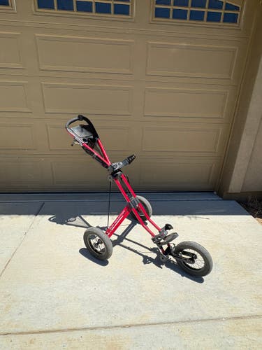 Red Unisex Sun Mountain Push Cart (Used)
