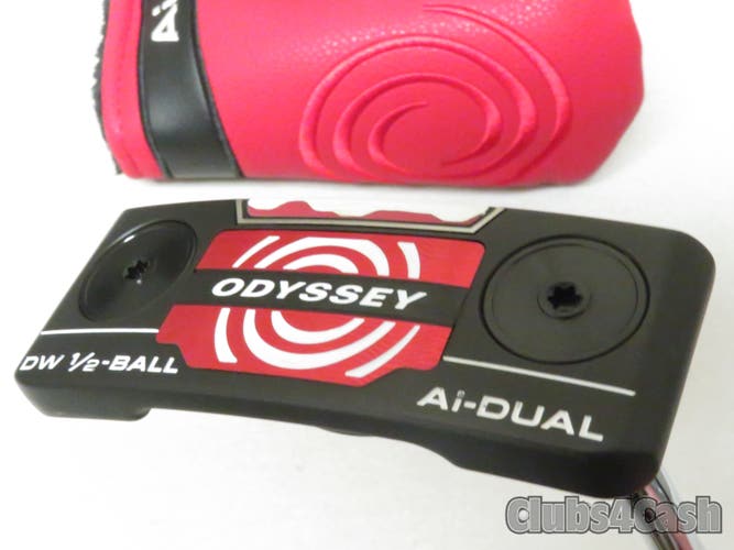 Odyssey Ai-DUAL Double Wide DW 1/2 Ball Double Bend 35" +Cover .... MINT