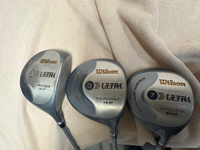 Women's Wilson Ultra Right Handed Clubs (Full Set) Ladies Flex (Used)