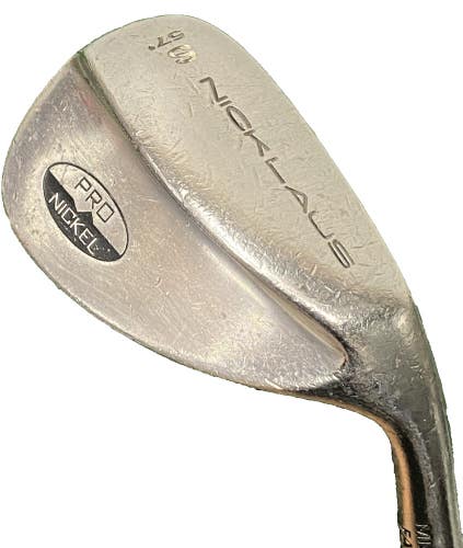 Nicklaus Pro Nickel Milled Face Sand Wedge 57*08 RH Stiff Steel 35" New Grip