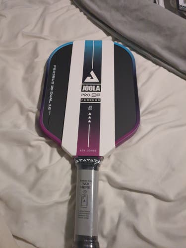 Black JOOLA Ben Johns Perseus Carbon Friction Surface 16mm Pickleball Paddle (New)