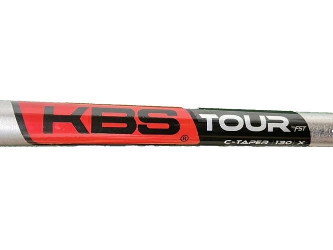 KBS Tour 130 C-Taper X Stiff Steel 35" .355 With Nice Golf Pride 360 Velvet Grip