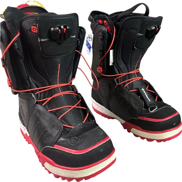Men's Size M 9.5 (W 10.5) Salomon Dialogue Snowboard Boots Medium Flex All Mountain (Used)