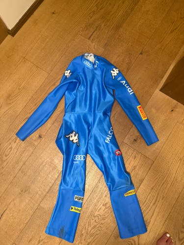 Italian Unisex Medium 2024 Downhill Ski Racing Suit (New) FIS Legal