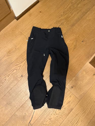 Black Medium Women's SYNC Full Zip Ski Racing Pants (Used)
