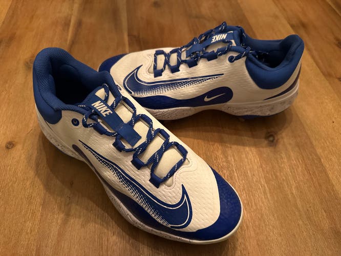 Blue Men's Size M 11.5 (W 12.5) Adult Nike Nike alpha huarache elite 4 Low Top Metal (New)