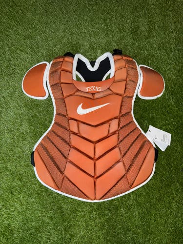 New Nike Diamond Elite Catcher's Chest Protector Texas Longhorn’s 17”