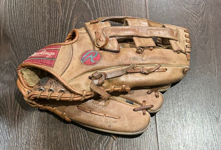 Used Rawlings RBG7 Tan Leather Softball Baseball Glove RHT 12” Jose Canseco