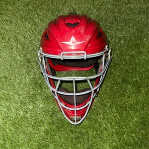 All Star MVP2500 Red Catcher's Mask