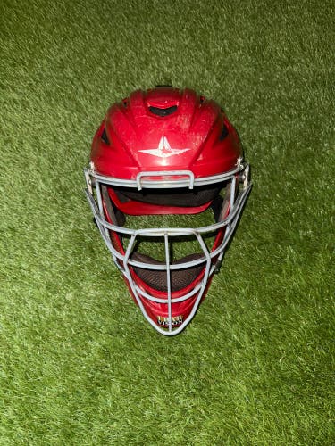 All Star MVP2500 Red Catcher's Mask
