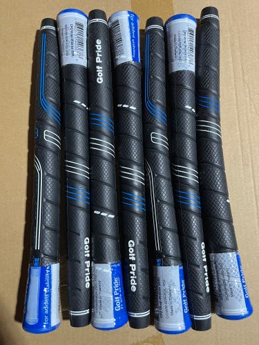 Golf Pride CP2 Wrap Grip (Black/Blue, MIDSIZE) NEW