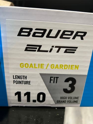 Bauer Elite Senior Goalie Skates, Size 11.0, Fit 3