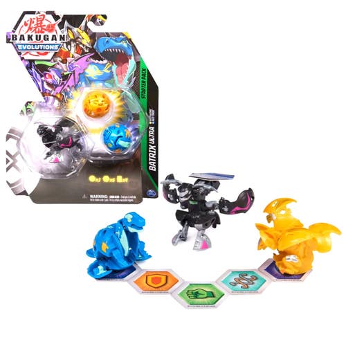 BAKUGAN Evolutions Batrix Ultra Starter Pack 3pk with Griswing and Neo Trox Tran