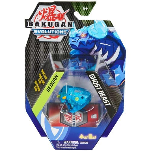 Bakugan Evolutions Geogan Ghost Beast Baku-Action Figure with Cards Spin Master