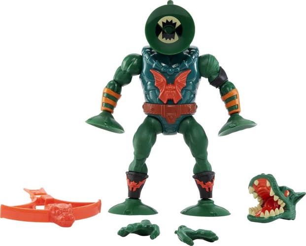 Masters of the Universe Origins Leech Action Figure with Accessories, 5.5 In MOT