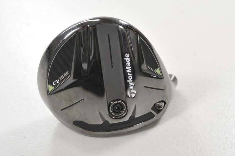 LEFT HANDED TaylorMade Qi35 3-15* Fairway Wood SMALL CRACK ON CROWN #211674