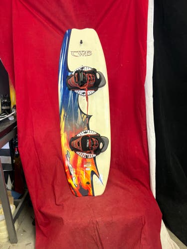 Wakeboard: CWB Sol wakeboard with bindings.139cm. Bindings: L