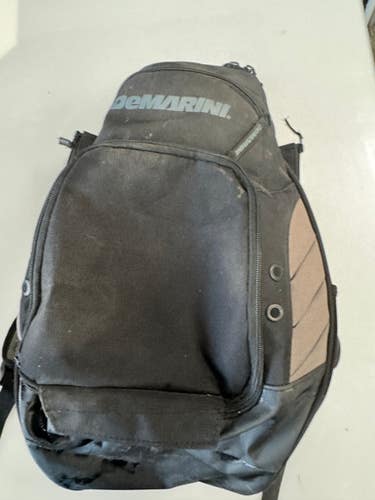 Used Demarini BACKPACK BB/SB Player Backpack Black 11860-S000309214