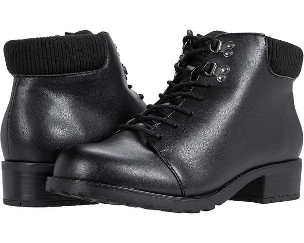 Trotters Becky 2.0 Women's Size US 6.5 Black Faux Fur Waterproof Boots KHD2400