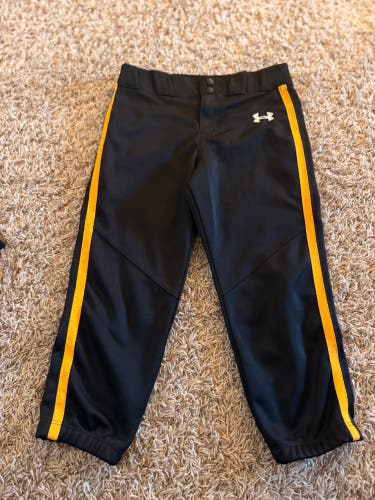 Canes Unisex Medium Youth Under Armour Game Pants (Used) Knickers