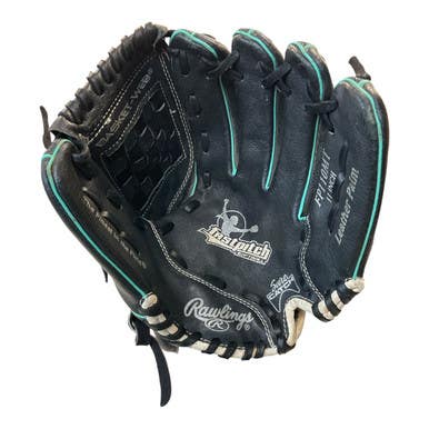 Used Rawlings FASTPITCH BB/SB Glove RH Throw Black 11" 11450-S000520987