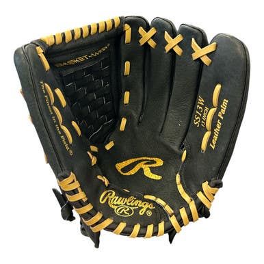 Used Rawlings SELECT SERIES BB/SB Glove RH Throw Black 13" 11450-S000520983