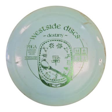 Used Westside DESTINY Disc Golf Driver Green 173g 11450-S000520923