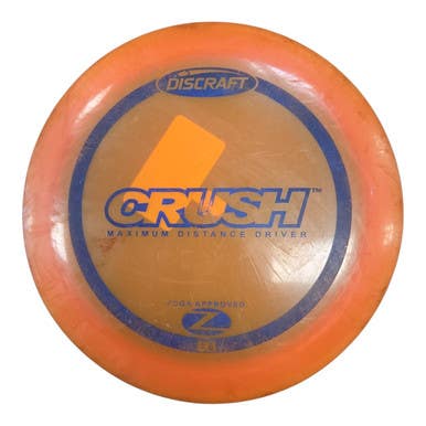 Used Discraft Z CRUSH Disc Golf Driver Orange 170g 11450-S000520914