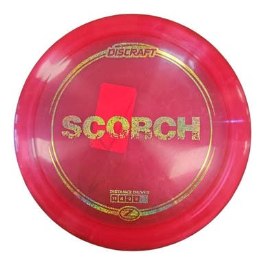 Used Discraft Z SCORCH Disc Golf Driver Red 175g 11450-S000520882
