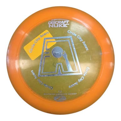 Used Discraft Z NUKE Disc Golf Driver Orange 175g 11450-S000520868
