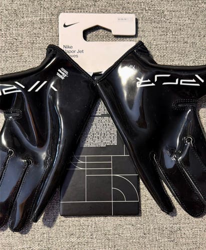Nike Vapor Jet Football Gloves Adult Medium Black/White – New