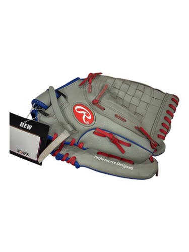 Used Rawlings PLAYERS SERIES BB/SB Glove RH Throw Grey 11 1/2" 11847-S000035578