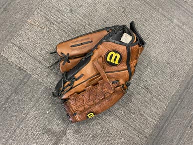 Used Wilson A730 BB/SB Glove RH Throw Brown 12 1/2" 11614-S000236814