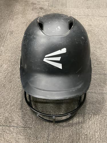 Used Easton BATTING HELMET Batting Helmet w/Mask Black SM 11614-S000236801