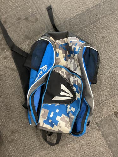 Used Easton 2 BAT BACKPACK BB/SB Player Backpack Royal Blue 11614-S000236789