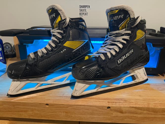Bauer Supreme 3S Pro Goalie Skates size 9
