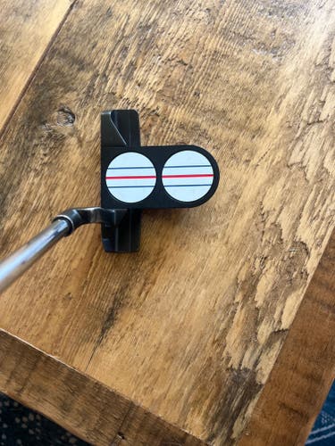 Unisex Odyssey Mallet Triple Track 2-Ball Blade CH Right Handed Putter Graphite Shaft 34" (Used)