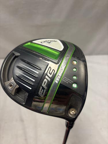Used Callaway EPIC MAX Mens Driver RH 10.5 Degree 11490-S000273397