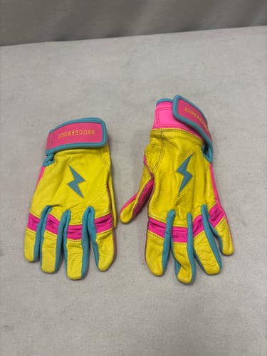 Used BB/SB Batting Gloves Pink LG 11490-S000273352