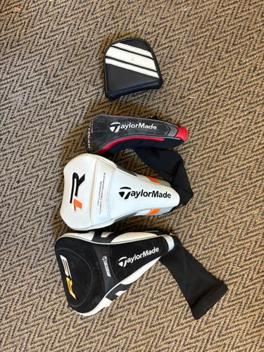Men's Callaway Carry Bag (Used) and Assorted Head Covers