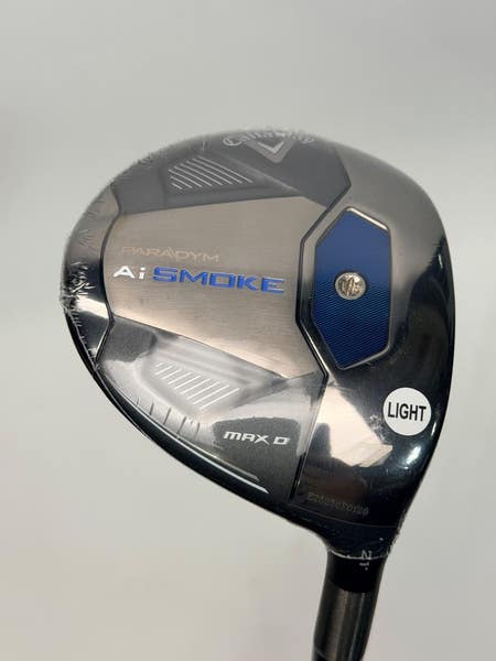 Callaway NEW Ai Smoke Max D 7 Wood 21 Cypher Black 40g Senior Flex