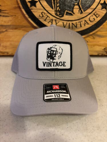 Vintage Solid Gray Trucker Hat