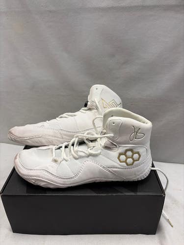 Used Rudis ALL I SEE IS GOLD Wrestling Shoes White Senior 13 11490-S000273128